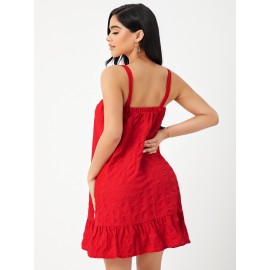 Ruffle Hem  Dress