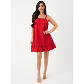 Ruffle Hem  Dress