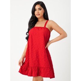 Ruffle Hem  Dress