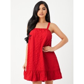 Ruffle Hem  Dress