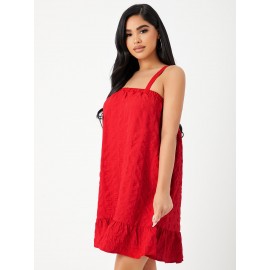 Ruffle Hem  Dress