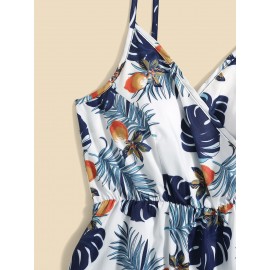 Tropical Print  Dress